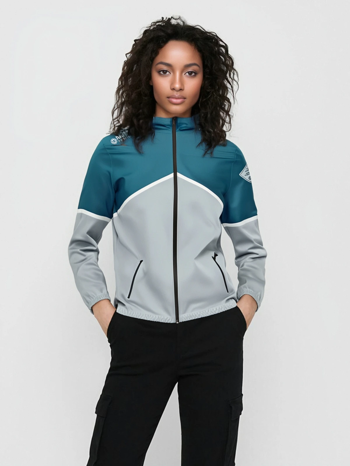 Winter Hooded Jacket Women Snow Windbreaker Thermal Fleece Outerwear Runing Skiing Fishing Hiking RIGHTTRACK Sports Clothing