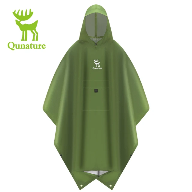 Qunature 3-in-1 Waterproof Raincoat 1