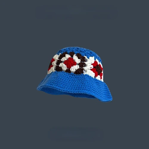 Cappello Invernale Donna In Maglia Con Fiori – Berretto Caldo Foderato In Pile – Taglia Unica, Visiera E Design Basco