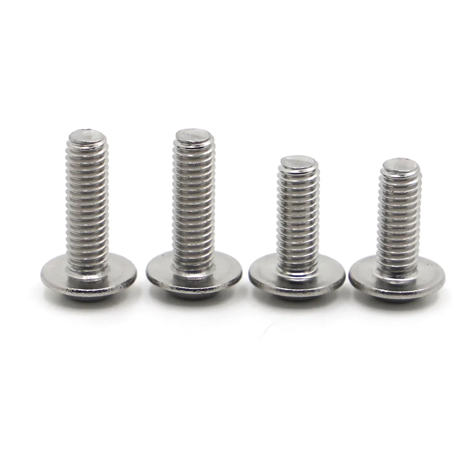 Hexagon Socket Head Bolt Hex Socket Screw Hexagon Socket Screw Hexagon Socket Head Screw Stainless Steel Screw M2 M2.5 M3 M4 M5 M6 M8 ISO7380.2 304 Stainless Steel Hex Hexagon Socket Round Button Flange Head With Washer Collar Screw Bolt