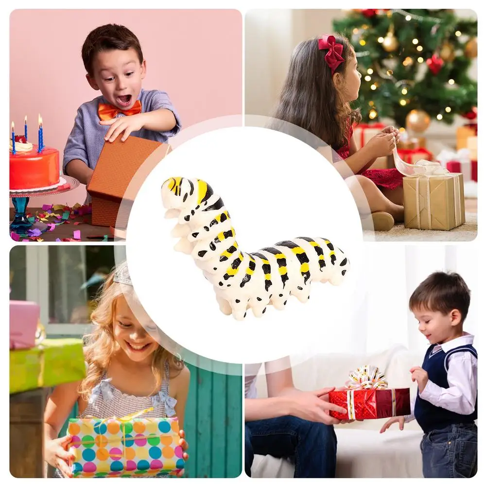 Insect Animal Caterpillar Scorpion Frog Model Action Figures Fun Pressure Reduction Anti Stress Toy Kid Gift
