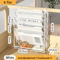 6-Tier White