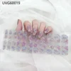 Multicolor Decals Gel Nail Stickers for UV Lamp Full High Quality Use 100% Nail Gel Maniko Semi Cured Gel Nails Strips Nail Art 4