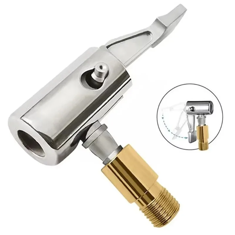 Universal Car Tire Inflator Extension Hose with Locking Air Chuck
