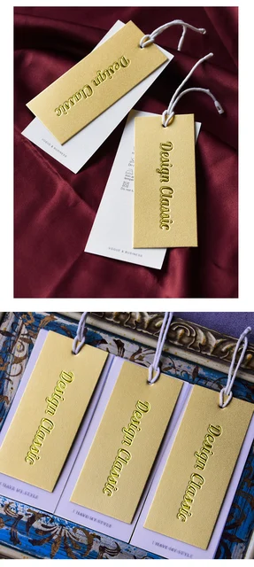 Carton doré de haute qualité avec feuille d'estampage à chaud, étiquette  principale, impression d'étiquettes
