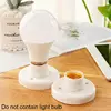 E27 Screw Cap Socket White Ceiling Light Lamp Bulb Fixing Base Stand Light Bulb Holder Lamp Socket For Home 6a 2
