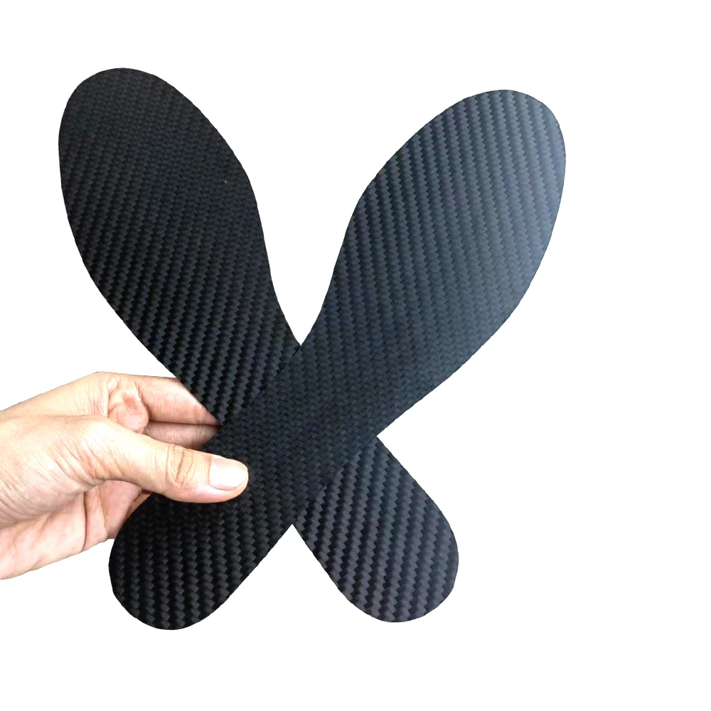 High-Quality New 0.8mm1.0mm1.2mm Thickness Carbon Fiber Insole Sports Insole Male Shoe-pad Female Orthotic Shoe Sneaker Insoles
