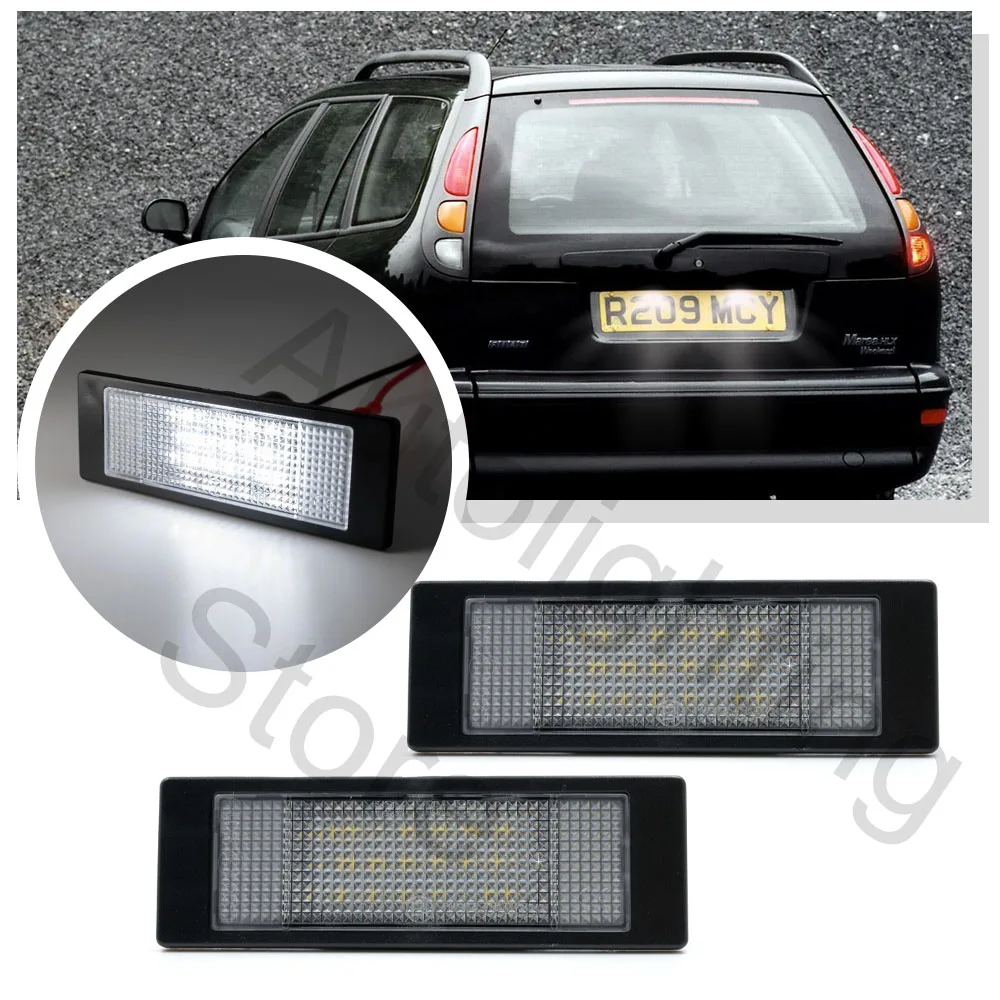 2 Pz Auto Led Targa Luce Can-Bus Nessun Errore Per Fiat Multipla 1998- Marea Benzina 1996-1999 Diesel Bz Ds Gamma 99