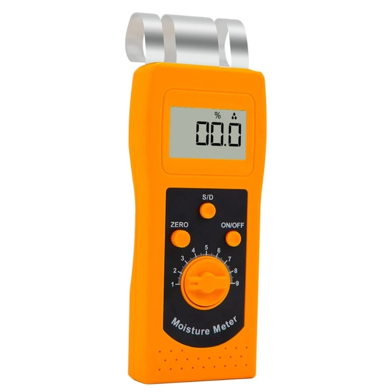 

Digital Moisture Tester Moisture Content Measuring Meter Analyzer for Textile Dropship