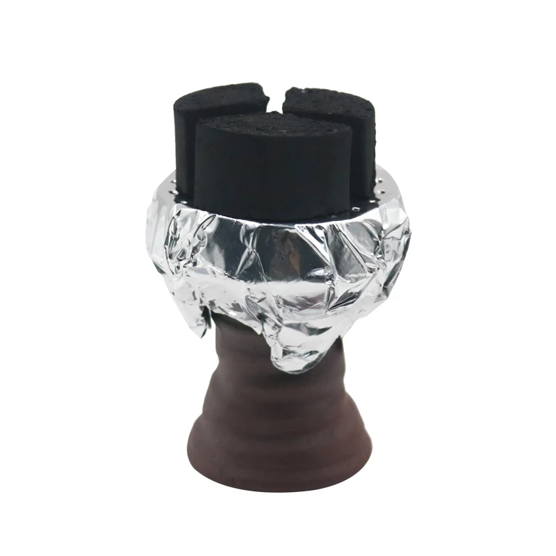 50 pcs Pack Shisha Special Aluminium foil With Hole For Hookah Water Pipe Sheesha Chicha Narguile Bowl Accessories Vattenpipa 5