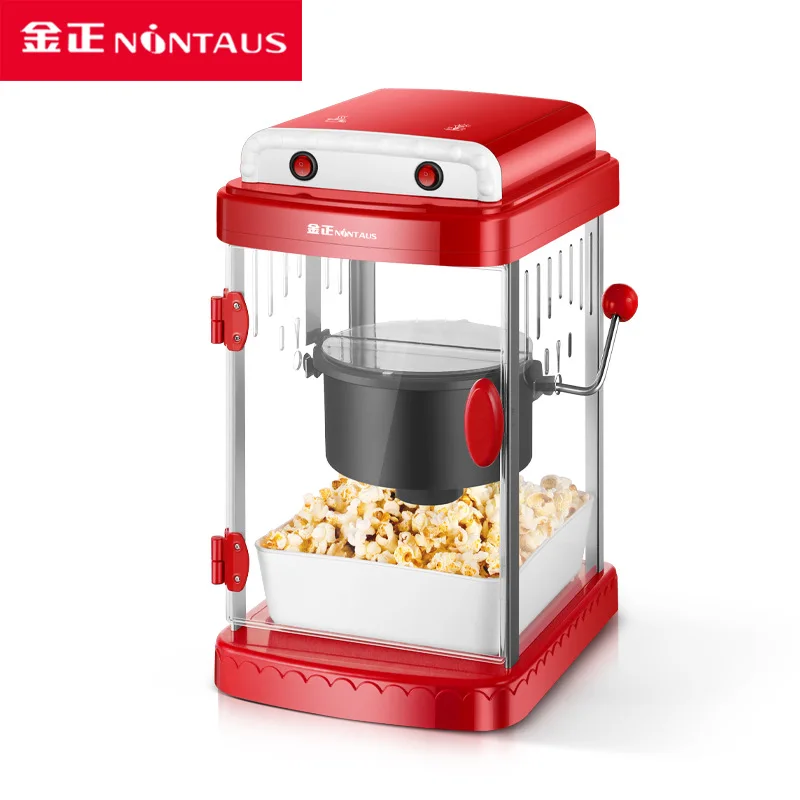 

110V/220V Popcorn Makers for Commercial and Household Use Fully Automatic Electric Popcorn Machine for Small Mini Stalls