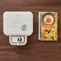 220V Electric Sandwich Maker Multi-functional Breakfast Maker Waffle Timing Bread Machine Double Plate Sandwich Pancake Machine 1