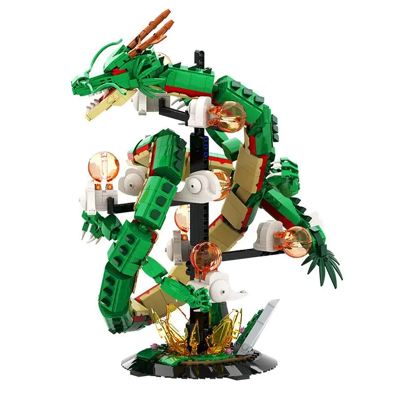 

Classic Anime Cartoon Dragon Ball Wish Shenron Building Blocks Display Model Kit Bricks Creative Children Assembling Toys Gifts