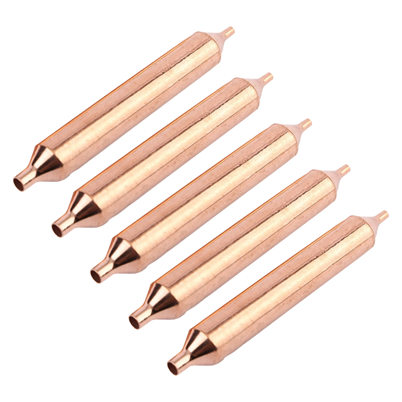 5PCS Refrigerator Filter Dryer 19mmx127mm For Refrigeration Copper Filter Drier Removes Impurities Contaminants