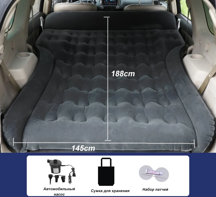 Colchón inflable para maletero de coche, cubierta gruesa para tienda de  campaña, Material de flocado, entrega gratuita, 200x125CM - AliExpress