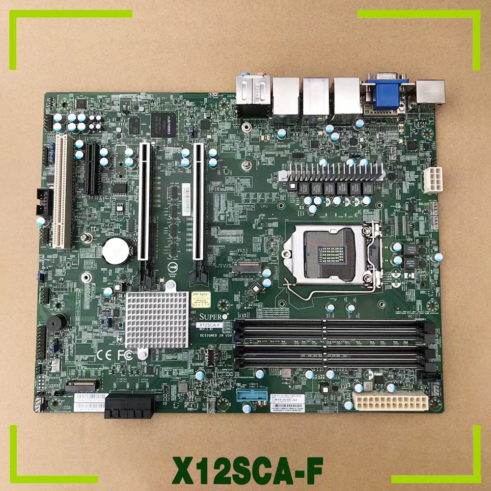 

For Supermicro Motherboard Single Socket LGA-1200 10th Gen Core i9 i7 i5 i3 DDR4 X12SCA-F