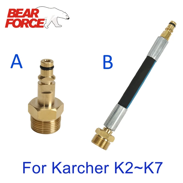 ROUE Adaptateur de tuyau de nettoyeur haute pression de M22, raccord de  convertisseur de connecteur rapide pour Karcher K2 K3 K4 K5 K6 K7 nettoyeur haute  pression voiture accessories adaptateur karcher 