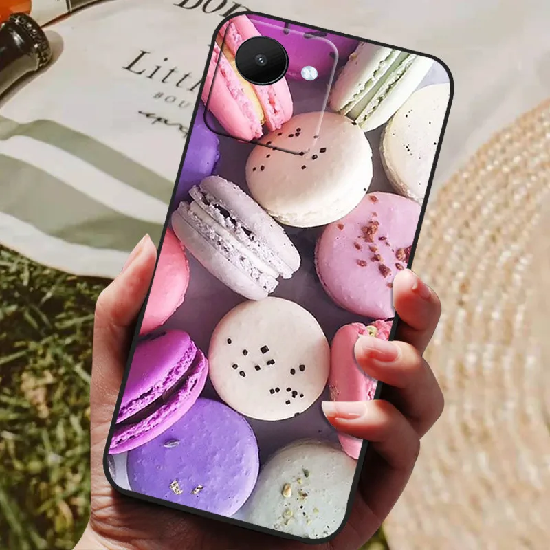 Black Soft Silicone Cat Design Phone Case