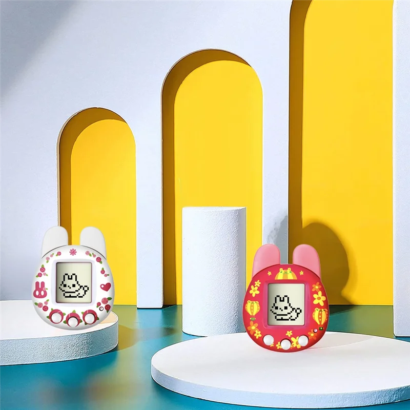 Handheld Retro Virtual Pet Machine Game Console Electronic Digital Pet Toy for Kids Children(B) 4