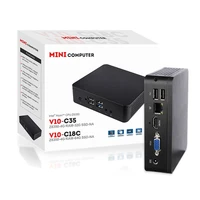 X5-Z8350 Mini PC Intel Core Atom CPU Processor 4G RAM 64G SSD HD-MI VGA WiFi Windows 10 TV Box Mine PC Fanless Minipc 2