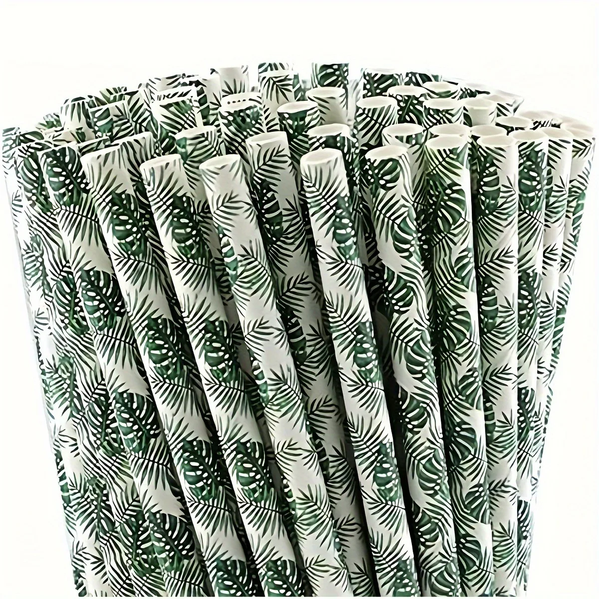 100pcs drinking peper straws disposable bulk boba bubble tea drinkware party decoration 6mm*197mm
