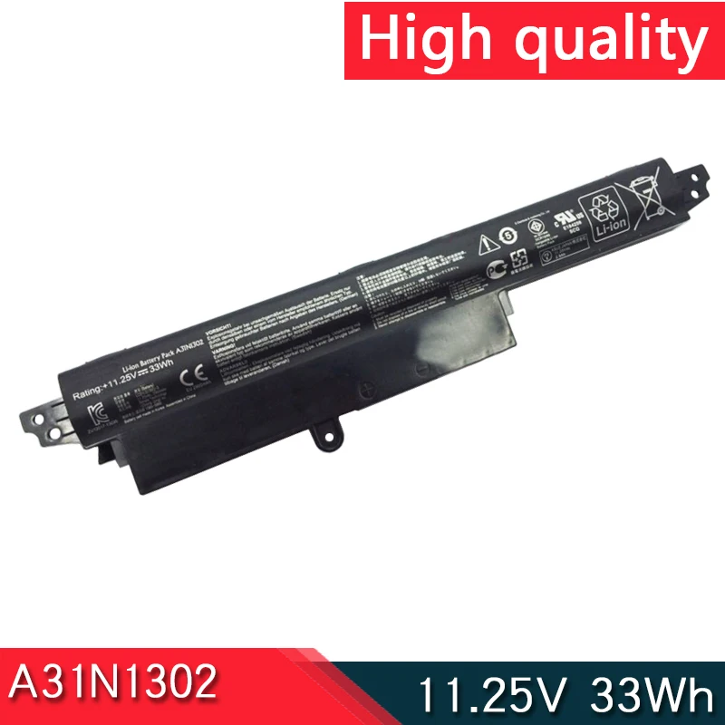Nuova Batteria A31N1302 11.25V 33Wh Per Asus Vivobook X200Ca F200Ca R200Ca R202Ca X200Ma X200M X200La F200M F200Ma 11.6 "Serie