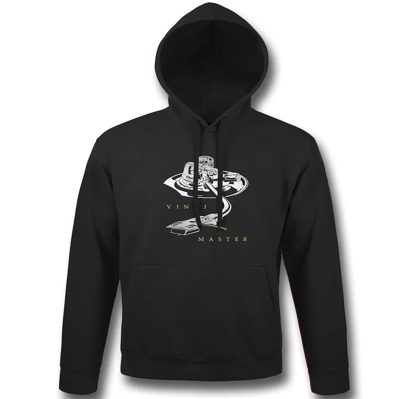 Maglietta Dj Giradischi Technics Vinyl Master Tonearm Record Felpa Con Cappuccio A Maniche Lunghe S 5Xl Maniche Lunghe O Corte