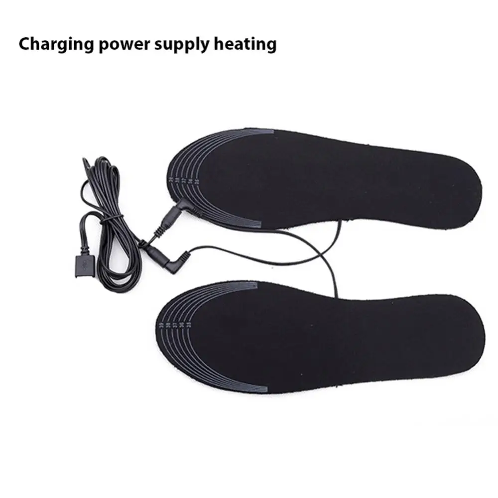 USB 온열 신발 깔창 전기 발 보온 패드, 발 보온 양말 패드 매트, 겨울 야외 스포츠 난방 깔창 패드, 직송