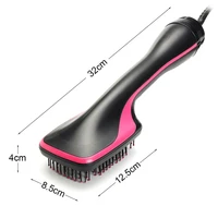 Brosse à air chaud 3 en 1, sèche-cheveux, styler, volumateur, lisseur, peigne à boucler 6