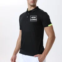 Polo de sport à séchage rapide à manches courtes, logo de marque d'entreprise imprimé personnalisé, t-shirt décontracté, 4XL, 2025 2