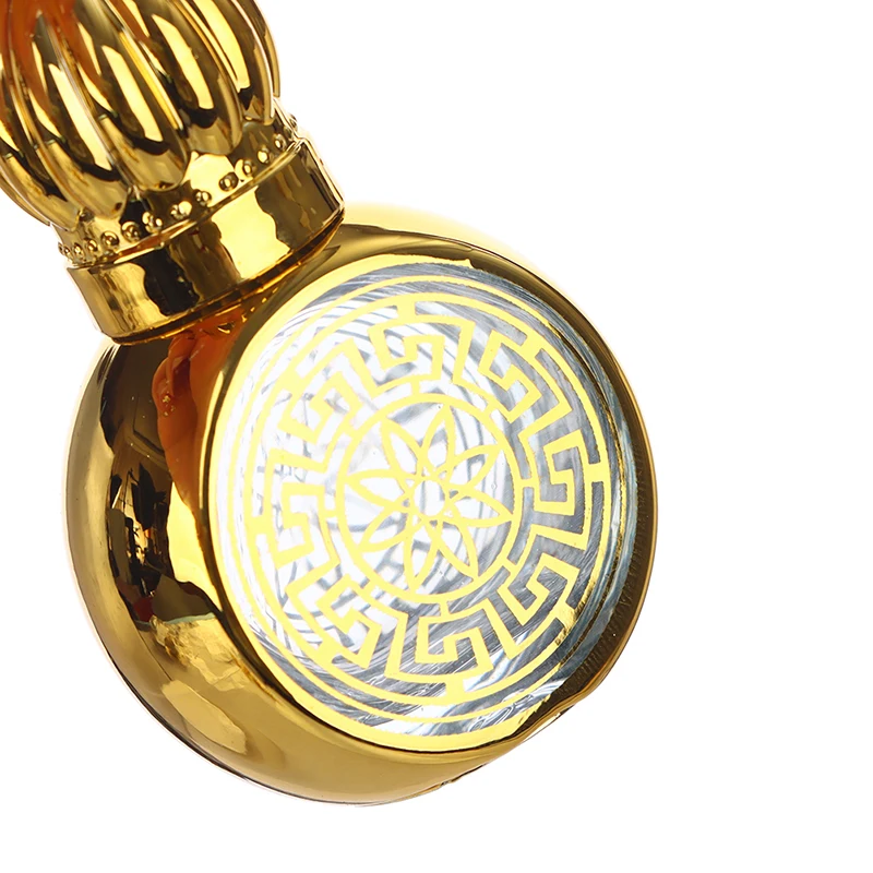 10ml Mini Essential Oil Roller Bottles with Gold Crown Cap – Elegant Carved Electroplat... - SKU CBGS1454 - UGI Packaging