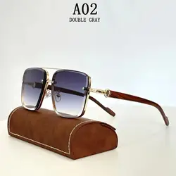 Trendy Luxe Vintage Square Sunglasses (No box)