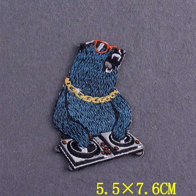 Bad Bunny Patches For Clothing Singer Embroidery Patch Iron On Patches For  Clothes Hip Hop Punk Sewing/Fusible Patch Stickers - AliExpress