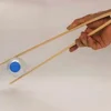 2 Pcs Bamboo Trash Tongs Grill Tools Picker Grabber Can Reusable Garbage Clip Elder Long Upper 2