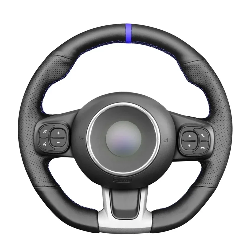 

Ручная работа, Синий Маркер, черный кожаный фонарь для Abarth 595 595C 695 695C 2016 2017 2018 2019-2021 Fiat 500 500C
