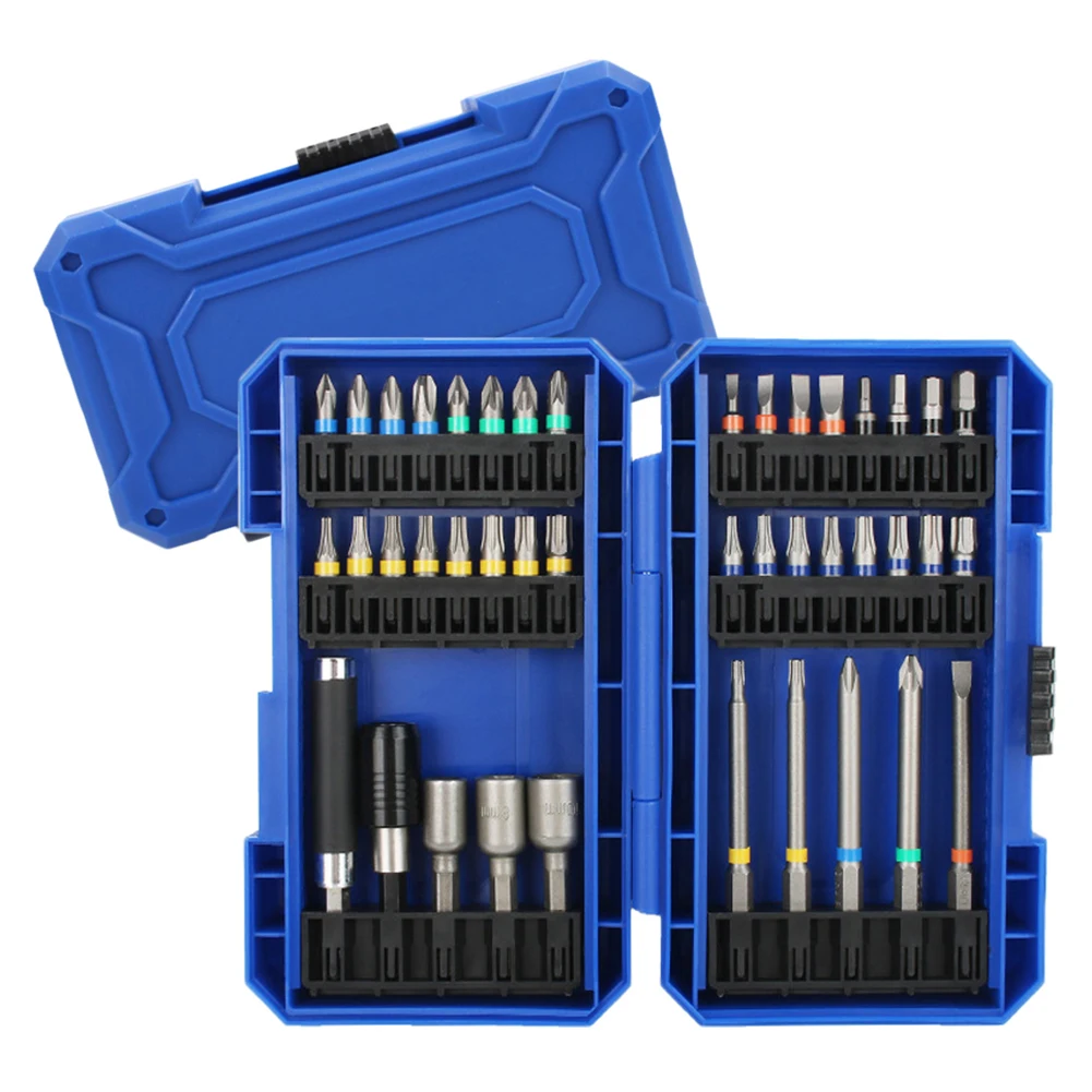 

42pcs Screwdriver Combination Set Multifunctional Corss Screwdriver Head Torx HEX Socket Drill Bit Adapter Power Tools Access
