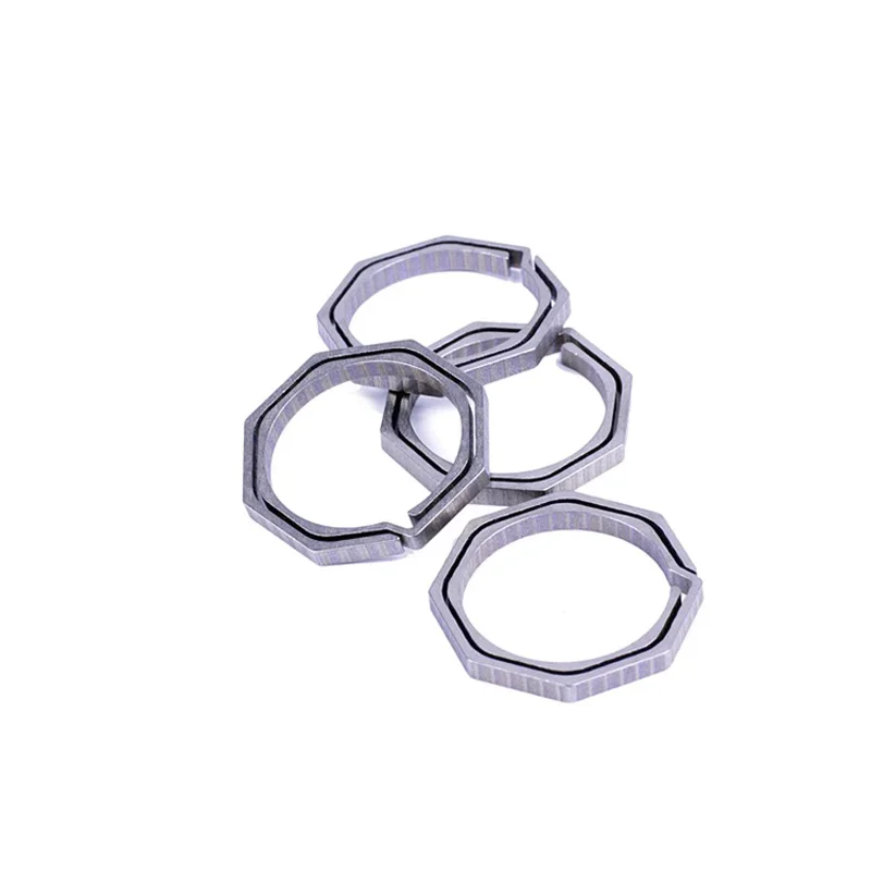 Titanium Alloy EDC Keychain Carabiner Hook Clip Quick Release Buckle Hanging Buckle Pocket Clip key chain clip,keychain carabiner,keychain tool,tactical keychain