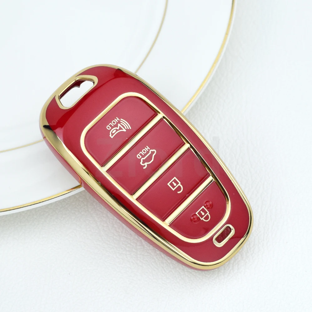 TPU Auto Shell Fob For Hyundai Elantra Grandeur Accent Solaris Sonata Kona Creta I20 I30 IX35 IX25 Car Key Case Cover key case,key case cover,car key shell