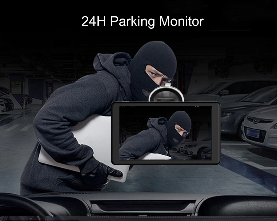 7 Inch 4G ADAS Android Car Mirror DVR GPS Dash Cam Dashboard Bluetooth WIFI Car Camera Driving Recorder G-Sensor Parking 2G+32G