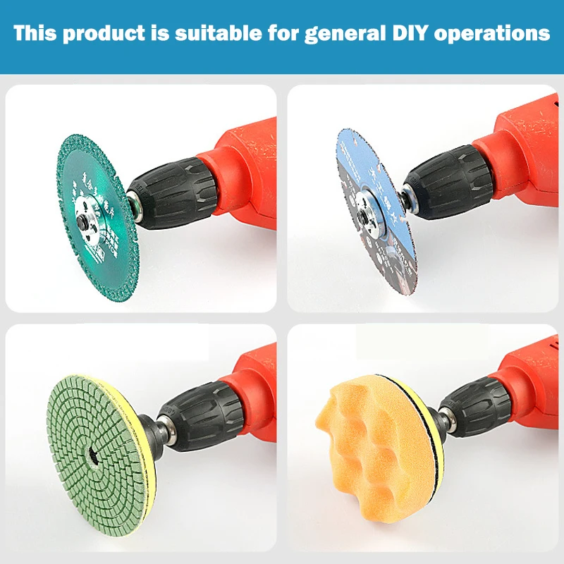 10mm Electric Drill Conversion Angle Grinder Connecting Rod for Cutting Disc Polishing Wheel Installation Adapter Accessories