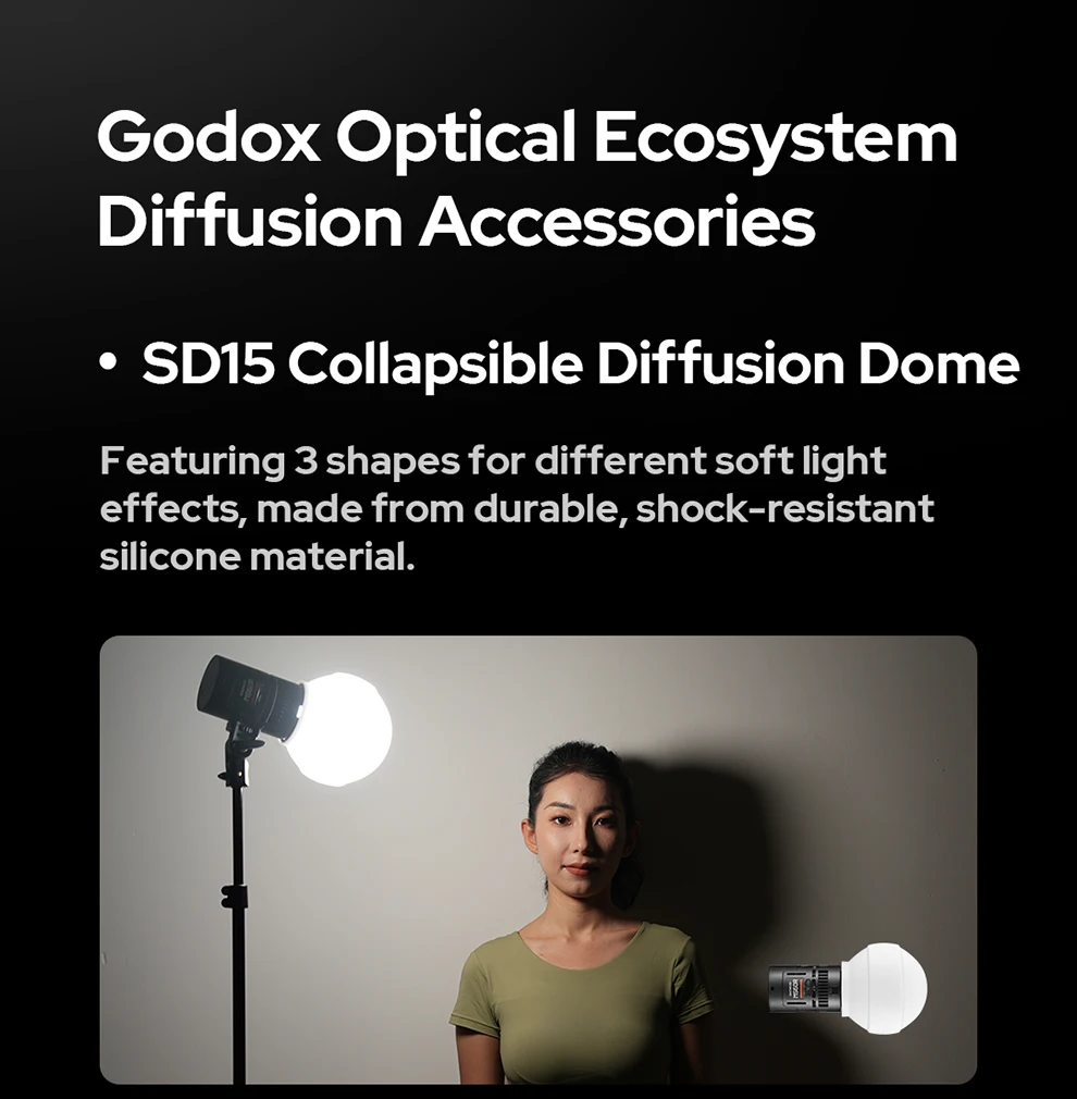 Godox RS60Bi RS60R Studio Light 60w RGB Bi-color Full-color LED Video Fill Light
