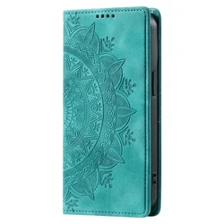 Elegant Magnetic Leather Wallet Phone Case - Galaxy S6 edge (Green)