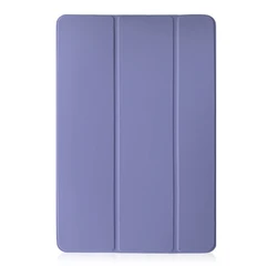 Premium Tablet Case with Triple - Fold Stand and Soft TPU Back for Itel VistaTab 30 (Lavender)