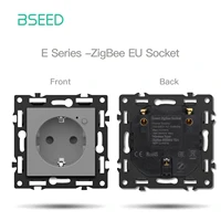 BSEED EU Smart Zigbee Socket Plastic/Glass Frame APP Control Power Electric Function Key Outlet Wall Socket For Smart Life - Image 4