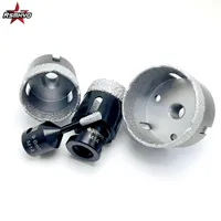 Mèche de perçage en diamant brasé à sec M14, pour le perçage de carreaux de porcelaine, de marbre, de pierre, scie à trous pour meuleuse d'angle 4