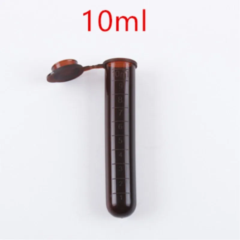0.5/1.5/2/5/10/15ml plastic brown lucifugal centrifuge tube Micro Laboratory Test Tubing Vial lab sample container with cap plastic test tubes centrifuge tube