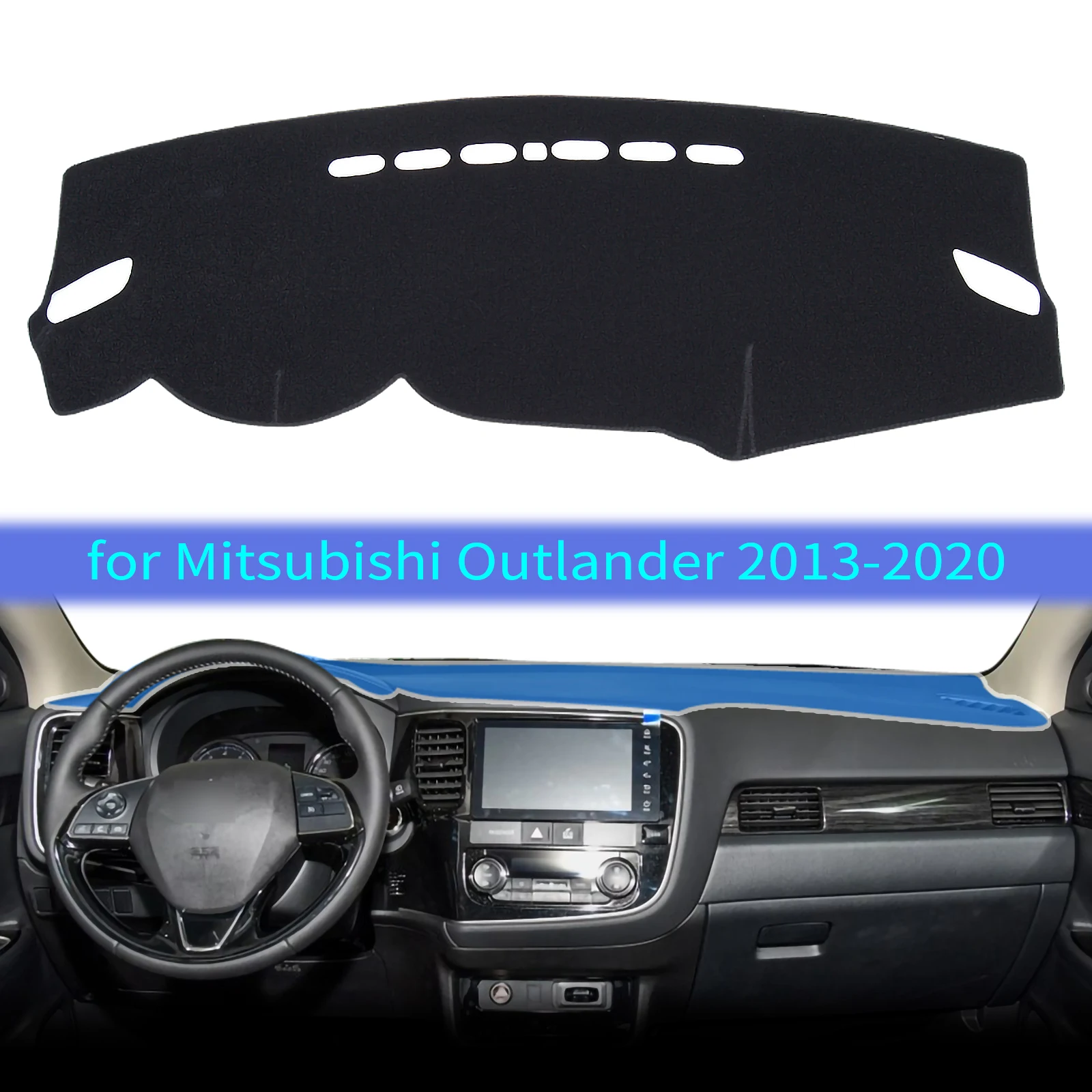 Dashboard Pad for Mitsubishi Outlander 2013 2020 Anti Slip Dash Mat