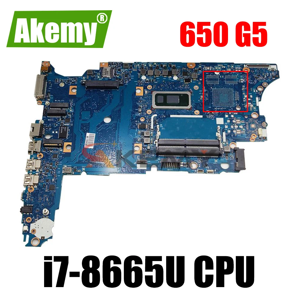 L58735-601 L58735-001 For HP 650 G5 laptop motherboard 6050A3028501 mainboard with i7-8665U CPU GM UMA |