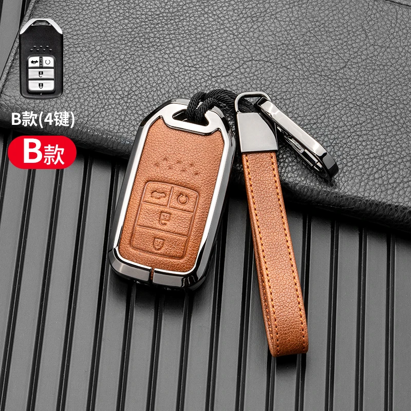 

Car Remote Key Case Cover Shell For For Honda CRV CR-V Fit Civic Accord HR-V HRV City Odyssey XR-V Protector Holder Keyless