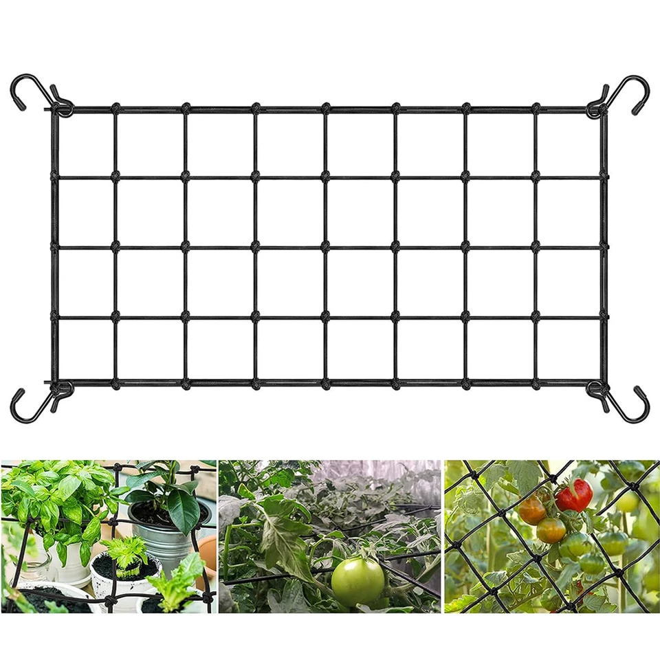 Rete a traliccio, 120 x 120 cm, con 4 ganci, rete elastica | FindTheDeal
